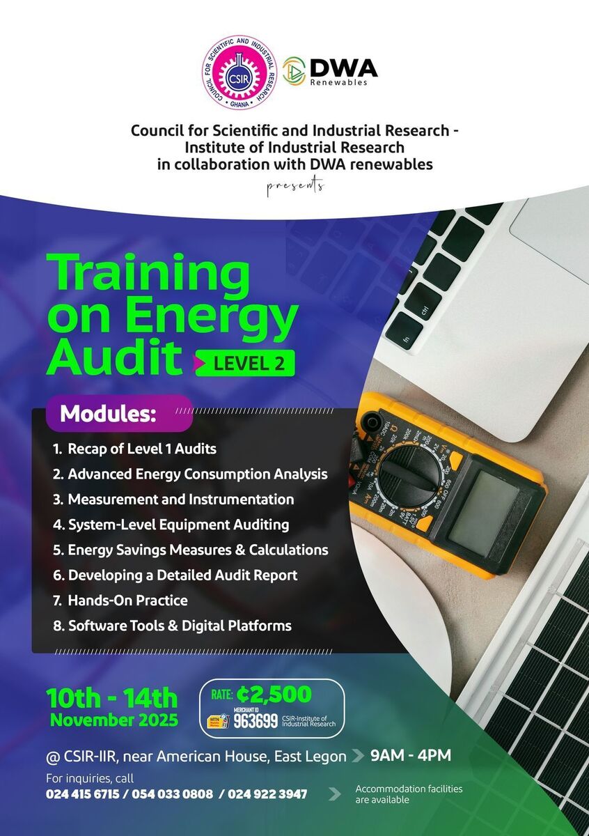 Ghana Events – Energy Audit Training – Level 2