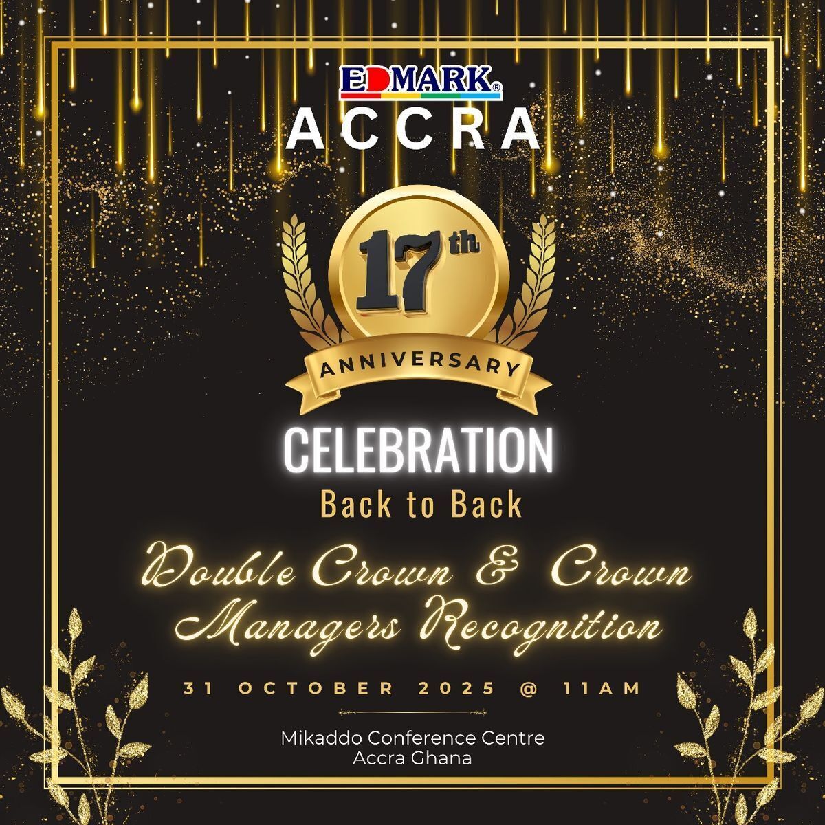 Ghana Events – EDMARK ACCRA 17th ANNIVERSARY