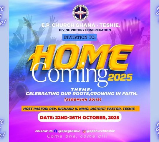 Ghana Events – EPCG Teshie Homecoming Celebrations & Thanksgiving 2025