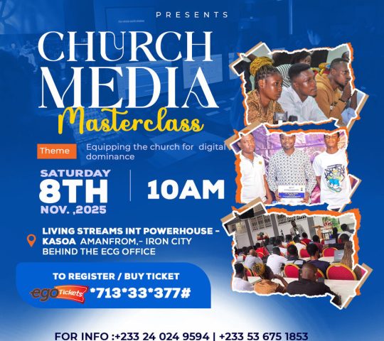 Ghana Events – Church Media Masterclass 2025