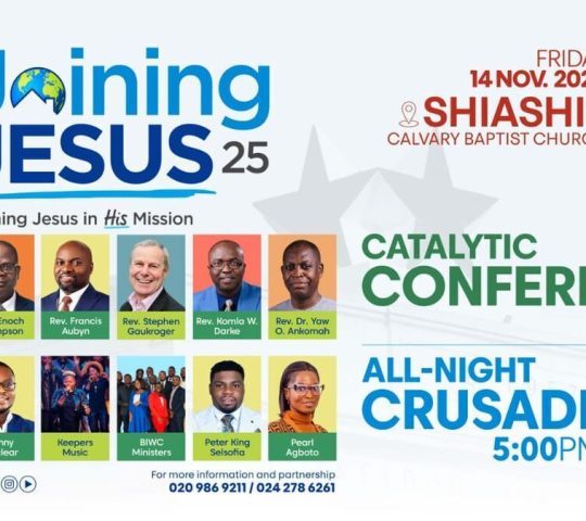 Ghana Events – Joining Jesus 25 Ghana Events – Joining Jesus 25
