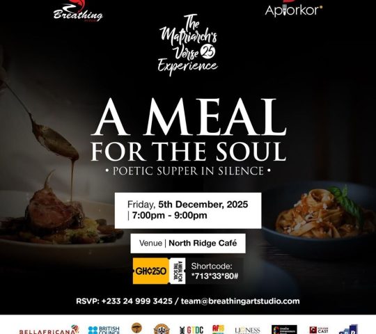 Ghana Events – A Meal for the Soul – Poetic Supper in Silence