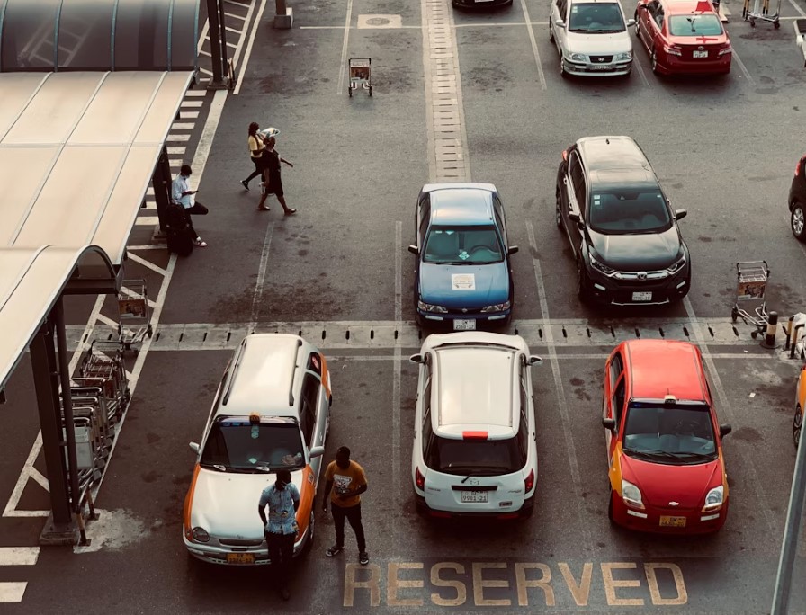 Ghana Taxis at Kotoka