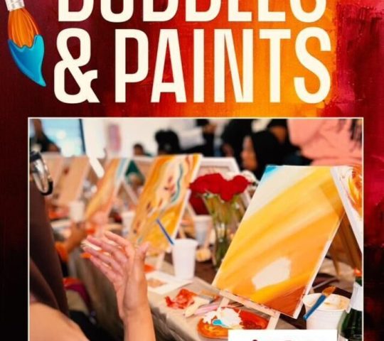 Ghana Events – bubbles and paint