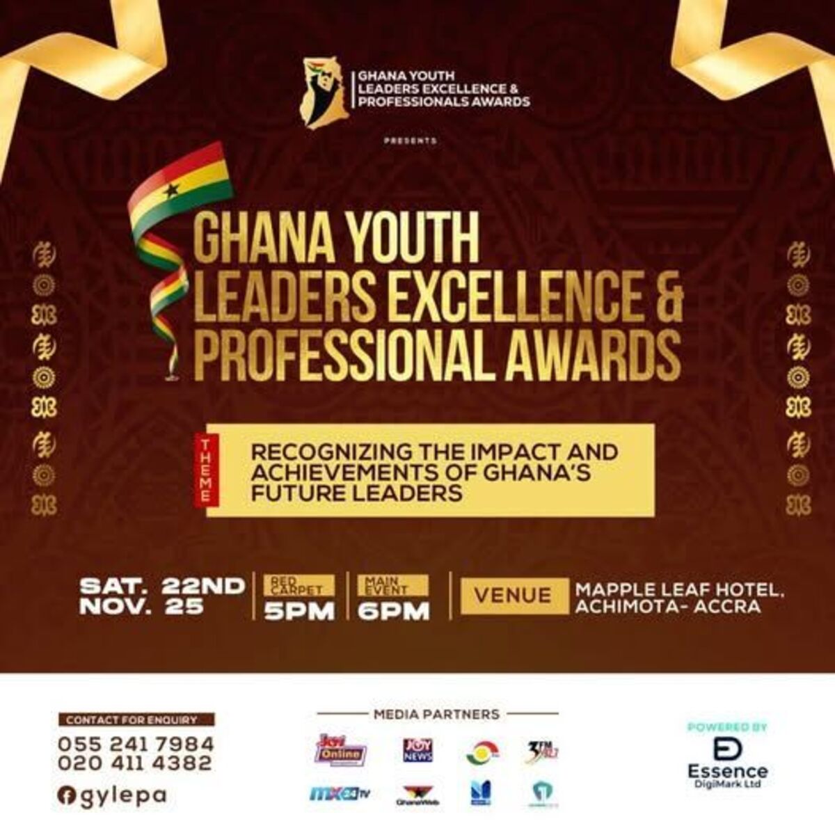 Ghana Events – GHANA YOUTH LEADERS EXCELLENCE AND PROFESSIONALS AWRDS-GYLEPA2025