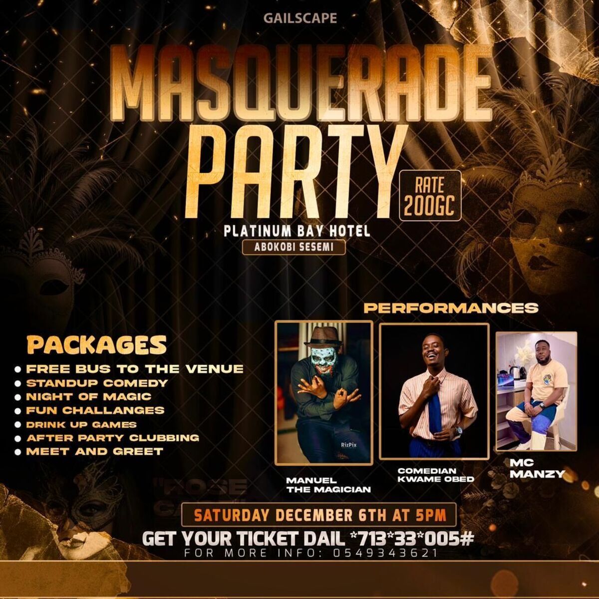 Ghana Events – MASQUERADE NIGHT