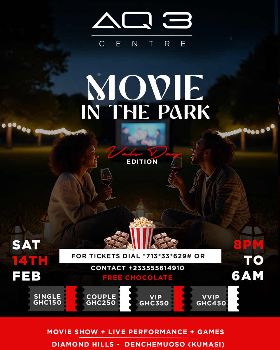 Ghana Events – MOVIE IN THE PARK (VALS DAY EDITION)