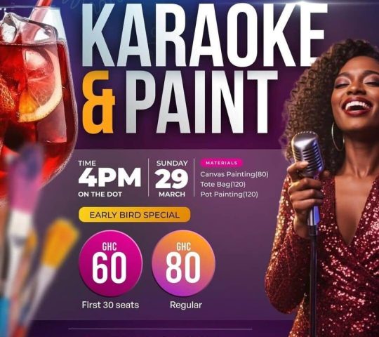 Ghana Events – Karoake & Paint Ghana Events – Karoake & Paint