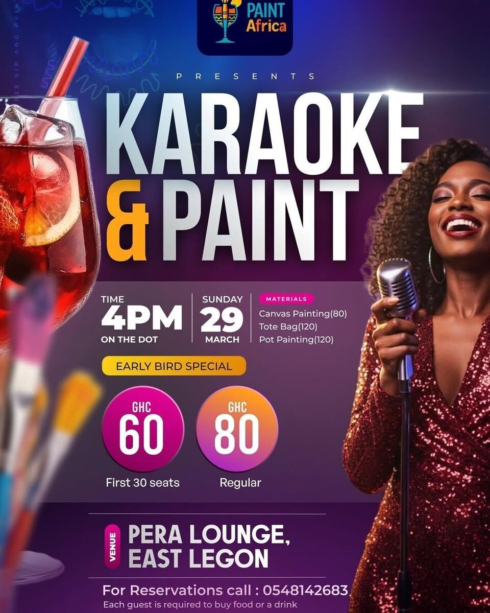 Ghana Events – Karoake & Paint
