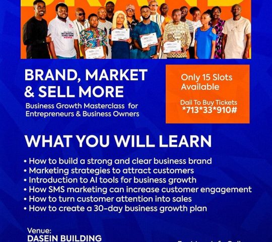 Ghana Events – BRAND, MARKET & SELL MORE Ghana Events – BRAND, MARKET & SELL MORE
