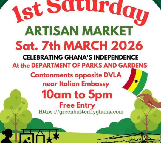 Ghana Events – Green Butterfly Artisan Market 1st Saturday Edition Independence Celebration) Ghana Events – Green Butterfly Artisan Market 1st Saturday Edition Independence Celebration)