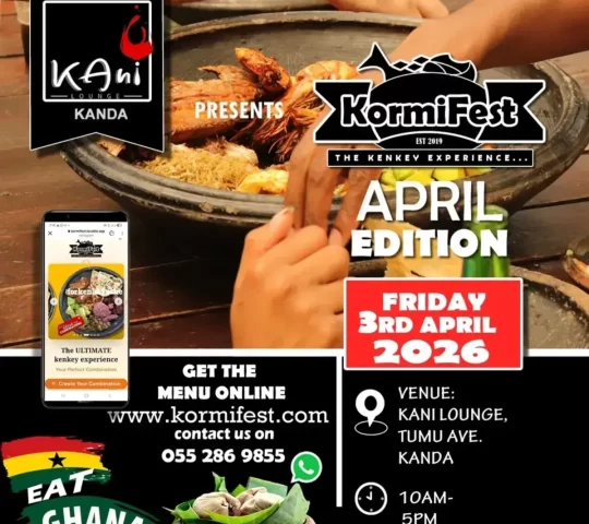 Ghana Events – KormiFest April Edition Ghana Events – KormiFest April Edition