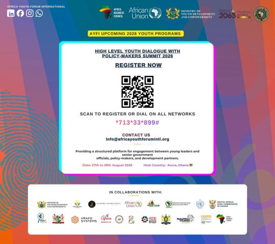 Ghana Events – High Level Youth Dialogue With Policy-Makers Summit 2026