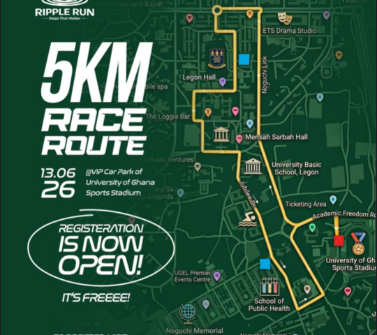 Ghana Events – 5KM RACE ROUTE