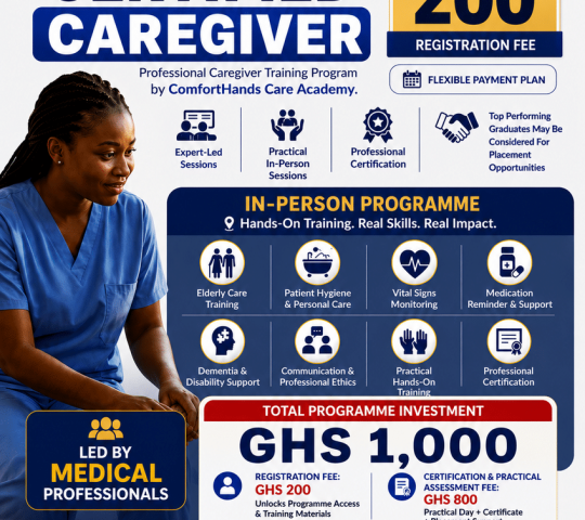 Ghana Events – Become a Certified Caregiver Ghana Events – Become a Certified Caregiver