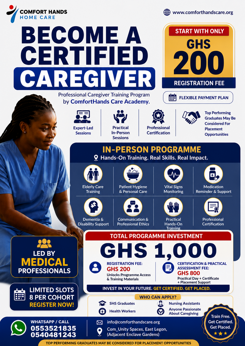 Ghana Events – Become a Certified Caregiver