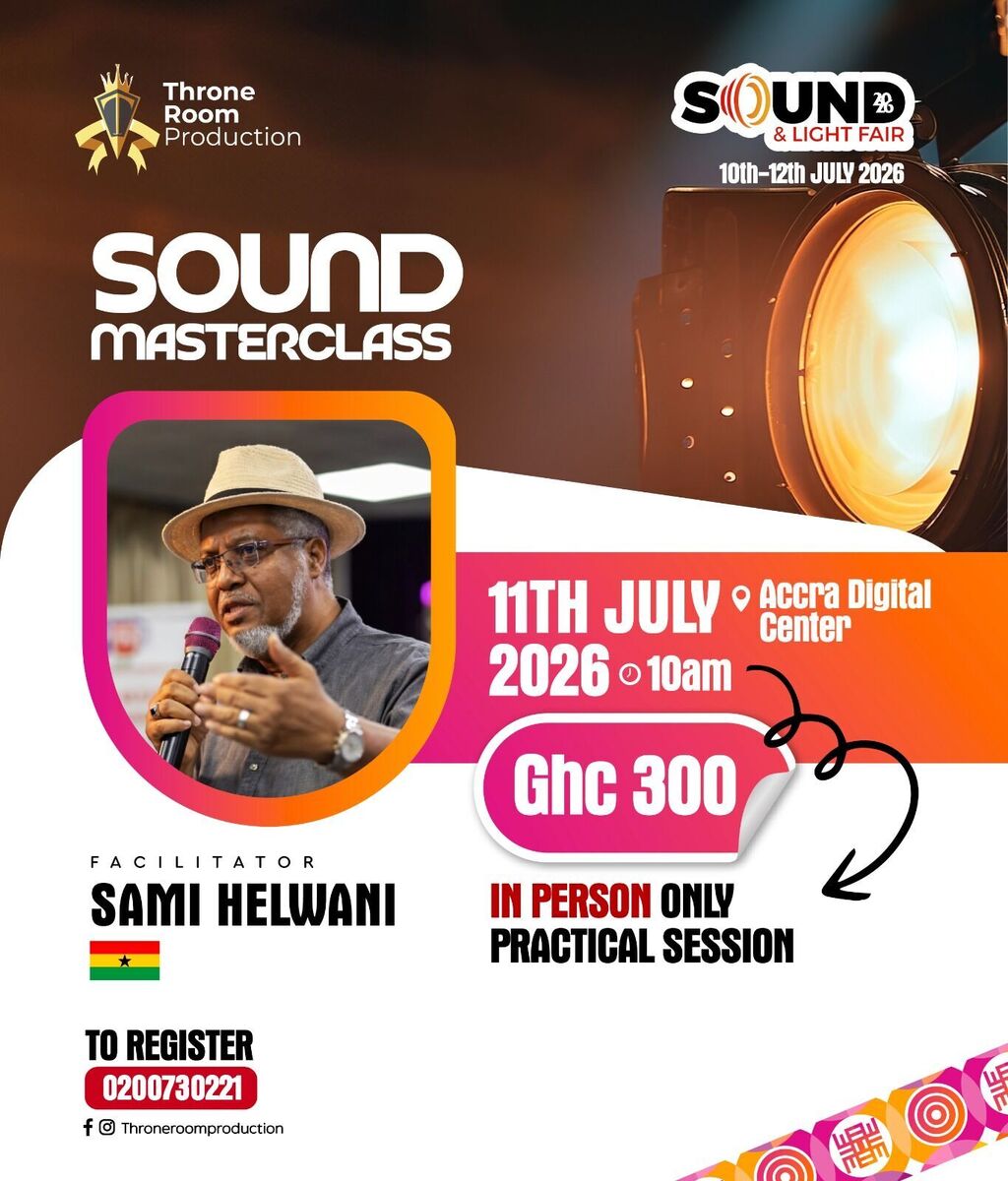 Ghana Events – Master Class with Sami Helwani