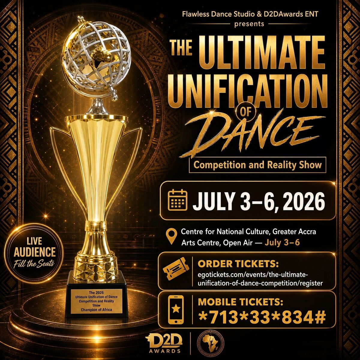 Ghana Events – The Ultimate Unification of Dance Competition Live Taping