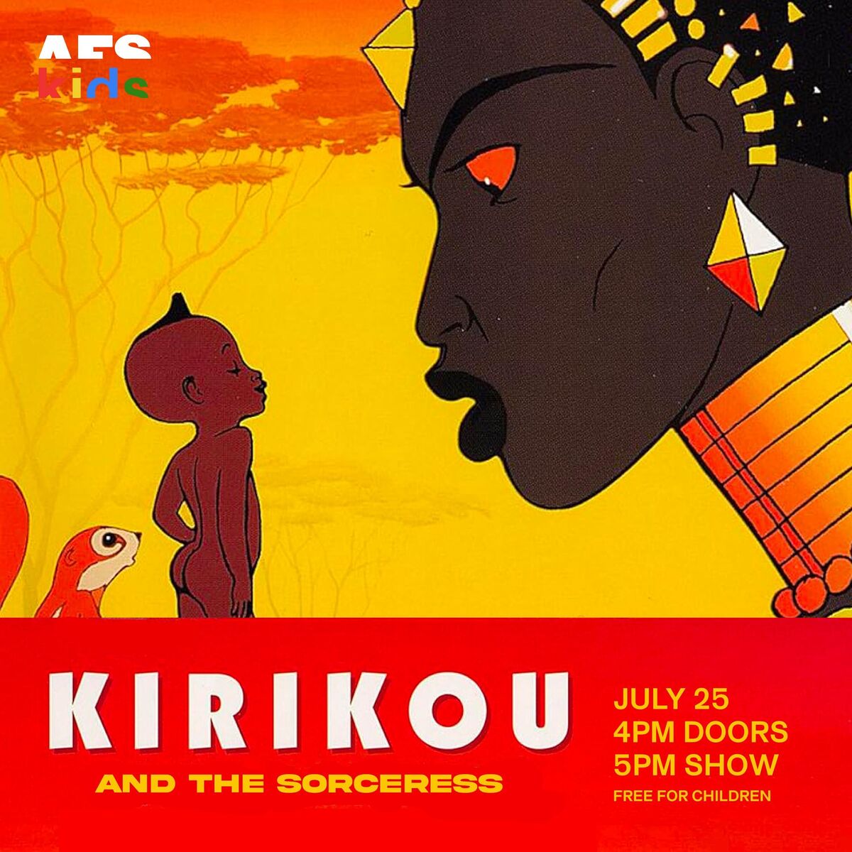 Ghana Events – AFS Kids – Kirikou And The Sorcerer Screening