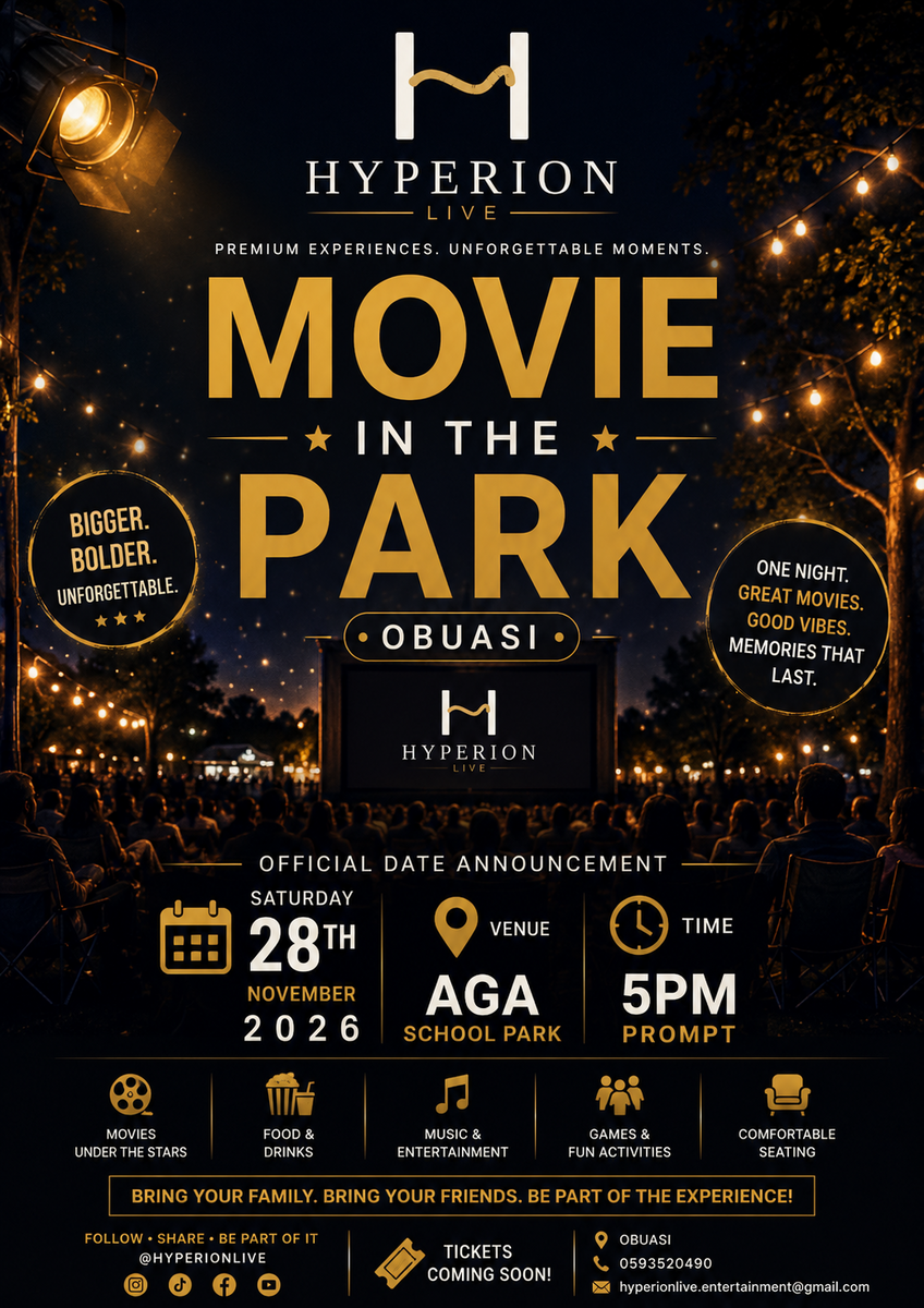 Obuasi Movie in the Park.