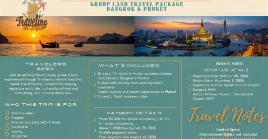 Thailand Escape 2026: Bangkok & Phuket Group Trip Thailand Escape 2026: Bangkok & Phuket Group Trip