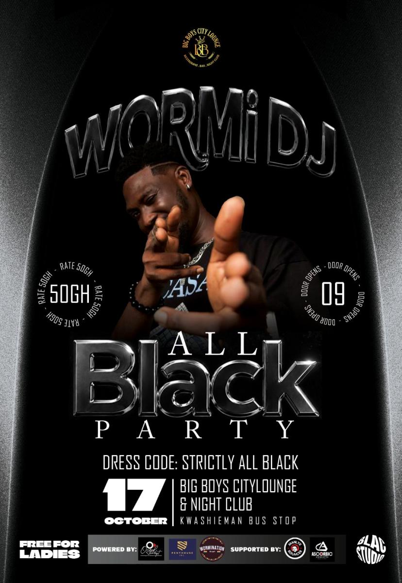 WORMi DJ ALL BLACK PARTY